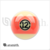 Aramith Tournament TV Replacement Ball – #12 | Golden Break Billiards